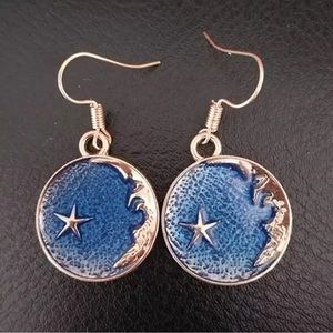 NEW Moon Star Earrings Jewelry Gift